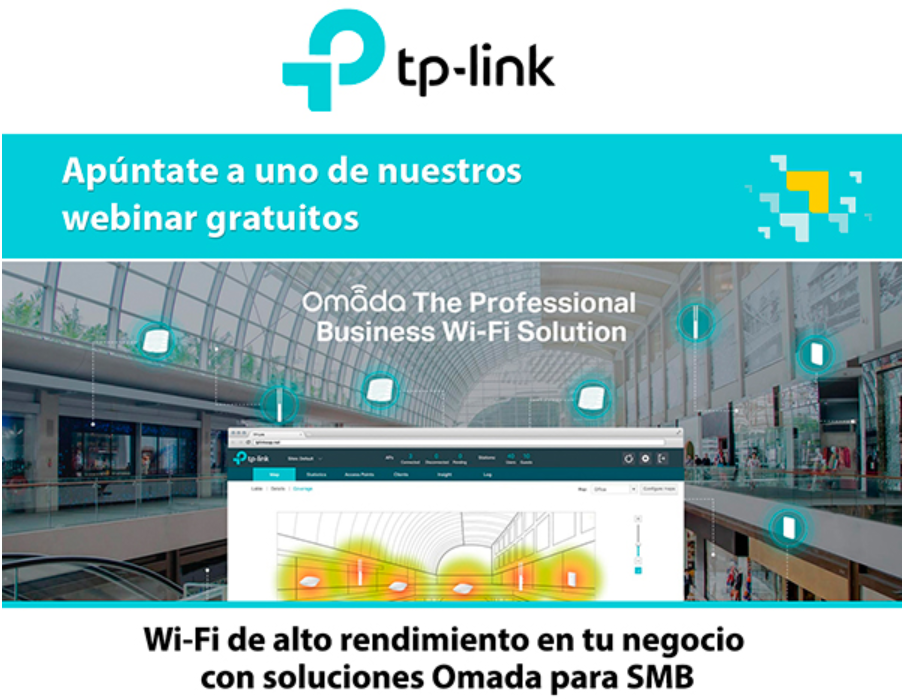 Webinar: WiFi de alto rendimiento en tu negocio con soluciones Omada para SMB