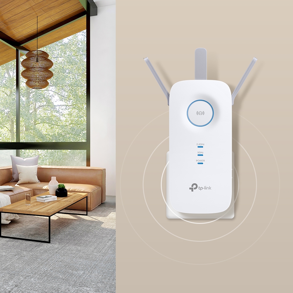 Nuevo extensor de cobertura Wi-Fi RE550, una solución eficaz, sencilla y asequible para disfrutar de la mejor conexión en toda la casa